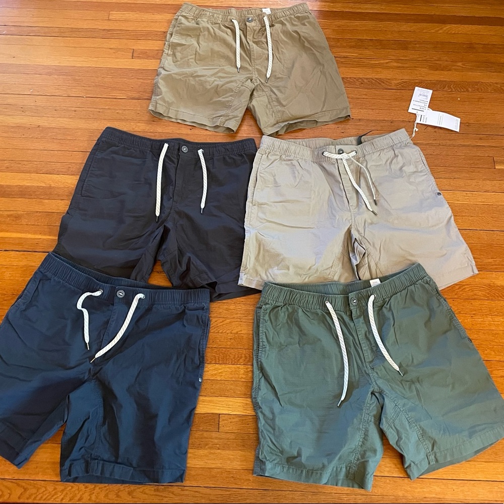 Vuori Men’s Ripstop Shorts size XL (5 Pairs)